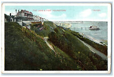 1907 The Leas & Pier Folkestone Port Town in Kent England Posted Postcard picture