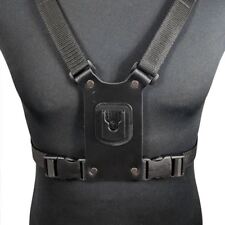 Klickfast Compatible Leather 4 point Radio and Body Worn Video harness picture