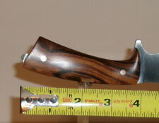 TACTICAL/EDC KNIFE, HIGH CARBON BLADE, CUSTOM HANDMADE DESERT IRONWOOD HANDLES picture