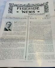 Vintage February 1924 Fireside News Buying Club Magazine Catalog Brochure picture