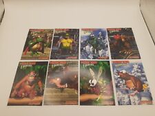 Vintage 1994 Nintendo Power Donkey Kong Country COMPLETE SET All 8 Cards Insert picture