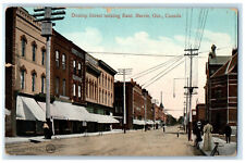 1911 Dunlop Street Looking East Barrie Ontario Canada Posted Postcard picture