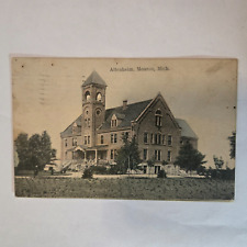 Altenheim Monroe MI Postcard mailed 1907 to Vassar MI picture