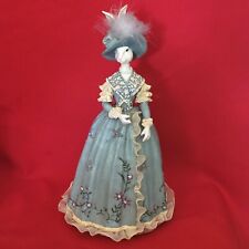 VTG Bunny Rabbit Southern Belle Victorian Ballgown Repaired Neck Easter Decor picture