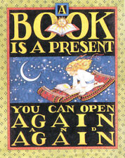 BOOK IS A PRESENT-Handcrafted Reading Fridge Magnet-w/Mary Engelbreit art   picture