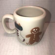 Vintage Hartstone Christmas Gingerbread Man Miniature Collectible Mug/cup 1980’s picture