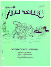 FISH TALES Williams Pinball Machine COMPLETE Manual *BRAND NEW* FREE USA SHIP picture