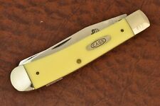CASE XX USA 9 DOT 1995 YELLOW TRAPPER KNIFE 3254 CARBON STEEL COAL MINER (16237) picture