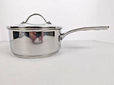 Princess House Heritage Tri-ply Stainless Steel 18/10 2QT Saucepan With Lid picture