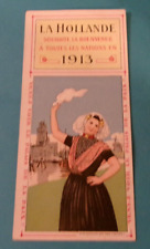 ANTIQUE VICTORIAN TRADE CARD ADVERTISING COLORFUL 1913 CALENDER BOOKMARK picture