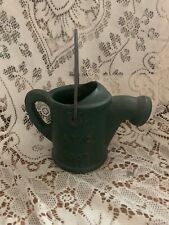 Vintage Acme Works 1909 Cast Iron Green Water Design Can Handle picture