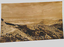 RPPC c1910s San Fernando Valley CA Photo Postcard VALLEY FROM TOPANGA SUMMIT picture