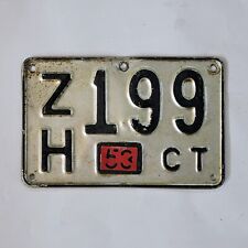 1953 CONNECTICUT LICENSE PLATE 🔥FREE SHIPPING🔥 ZH 199 ~ NICE VINTAGE ANTIQUE  picture