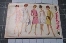 6492 Vintage 1960s uncut sewing pattern Miss dress size 10 Bust 31 picture