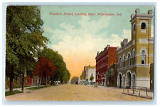 1918 Franklin Street Looking East Winchester Indiana IN Posted Postcard picture