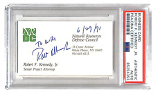 Robert F. Kennedy Jr. Autographed Business Card PSA/DNA *4353 picture