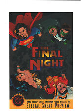 Final Night Special Sneak Preview VF 8.0 DC Comics 1996 Promo Superman,Batman picture