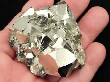 PYRAMID Shaped Crystals Tetrahedron PYRITE Crystal Cluster From Peru 203gr picture