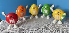 M&M Vintage 1991 & 1992 3”-3.5 Inch Mini Candy Dispensers Lot of 5 picture