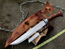 Large Handmade Bowie-14 inches Blade hunting knife-camping,tactical,combat knife picture