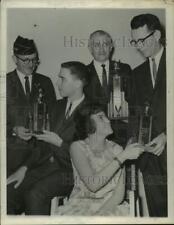1964 Press Photo Disabled American Veterans group awards New York essay writers picture