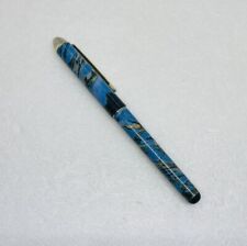 Vintage MICRO Ceramic Pen Ballpoint Pen Gold Trik Cap Abstract Art Handle 20 picture