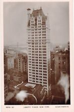 NYC RPPC Real Photo Liberty Tower 1910 New York City  picture