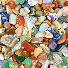 50g Colorful Natural Gemstone Tumbled Mix Small Bulk Gems Rocks picture