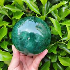 1700G  Natural Green Fluorite Ball Quartz Crystal Healing Sphere Reiki Stonec picture