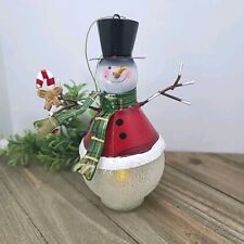 2004 Avon Light Up Snowman Ornament - Original Box  Tested & Works PLEASE READ picture