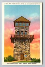 NC-North Carolina, John Syrne Memorial Tower, Antique, Vintage Souvenir Postcard picture