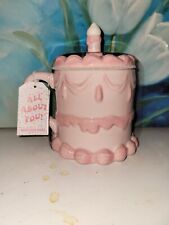 Sheffield home PINK MUG with lid HAPPY birthday cake its all about you girly NEW picture