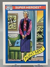1990 Impel Marvel Universe Series 1 Super Heroes  Aunt May Card #28 picture