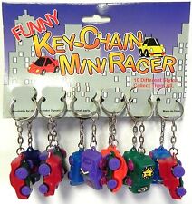 Wholesale Closeout Lot of 12 Key Chain Mini Racer Brand New Cheap Sale  picture