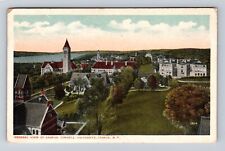 Ithaca NY-New York, Aerial Of Campus, Cornell University Vintage c1918 Postcard picture
