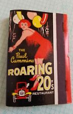 ROARING 20'S RESTAURANT matchbook matchcover - BEVERLY HILLS, CA - New Old Stock picture