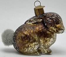 OWC Old World Christmas Glass Ornament Cottontail Bunny Rabbit Easter picture