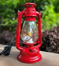 Vintage style Hurricane Retro Lamp Antique Collectible Electric Vintage Lantern. picture