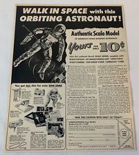 1968 REVELL models ad ~ ORBITING ASTRONAUT WALK IN SPACE ~ Gemini Astronaut picture