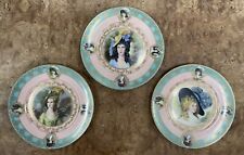 Set of 3 Royal Vienna Style Portrait Plates 