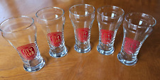 Rare, Vintage late '40s to early '50s Schmidt City Club Beer Glasses Great Cond. picture