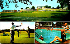 Postcard Ingleside Motel, Staunton, Virginia, Pool, Gold Course picture
