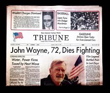 1979 June 12 San Gabriel Valley Daily Tribune Newspaper John Wayne Dies Fighting picture