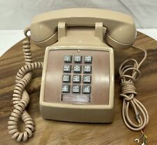 VTG BELL SYSTEMS WESTERN ELECTRIC BEIGE/WHITE PUSH BUTTON PHONE 2500 Not For Sal picture