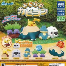 Pokemon Minnano Snorlax Mascot Capsule Toy 5 Types Full Comp Set Pokémon Gacha picture