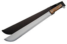 NEW Latin Machete with Sheath Outdoor Work Wood Handle Full Tang Chopping 21in. picture