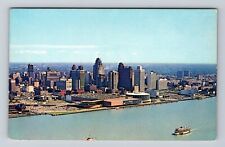 Detroit MI-Michigan, Civic Center, Antique, Vintage Postcard picture