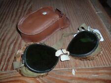 US 10th Mountain 2nd type Ski Goggles in case w/ spare lens picture