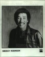 1982 Press Photo Smokey Robinson, American singer-songwriter & record producer picture
