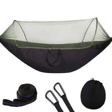 2023 Camping Hammock with Mosquito Net Pop-Up Light Portable Outdoor Parachute H picture